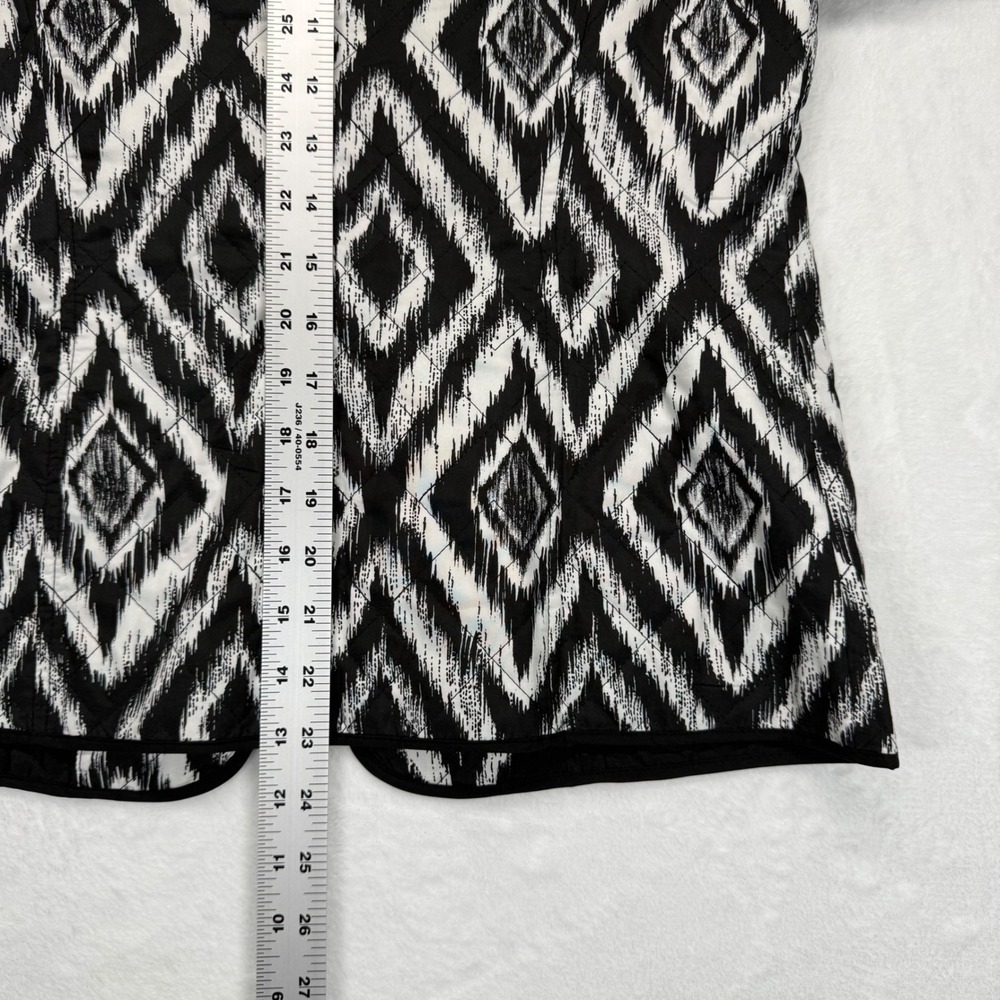 Chico's Diamond Pattern Quilted Jacket Open Front… - image 6